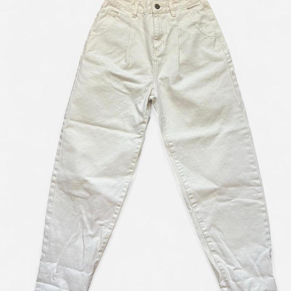 Cotton On Cream Slouch Mom Jeans